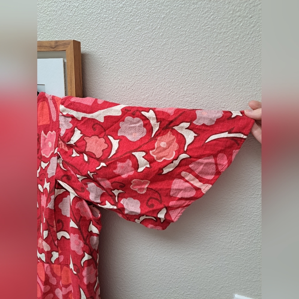 RHODE x Target Zinnia Floral Midi Dress - Picture 7 of 8